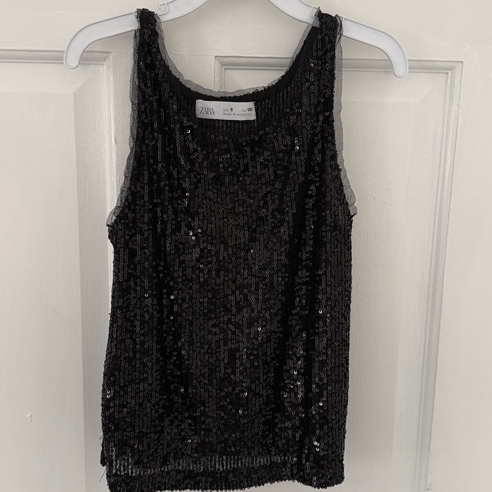 ZARA* “Sequined T-Shirt”